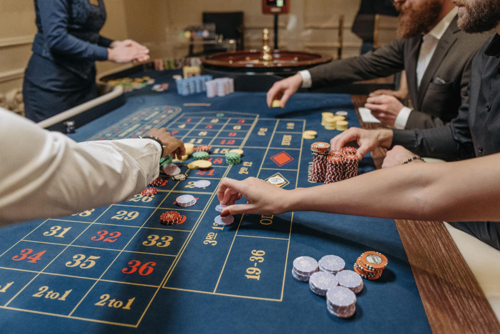 Casino tables keep guests active, social, and involved throughout a fundraiser.